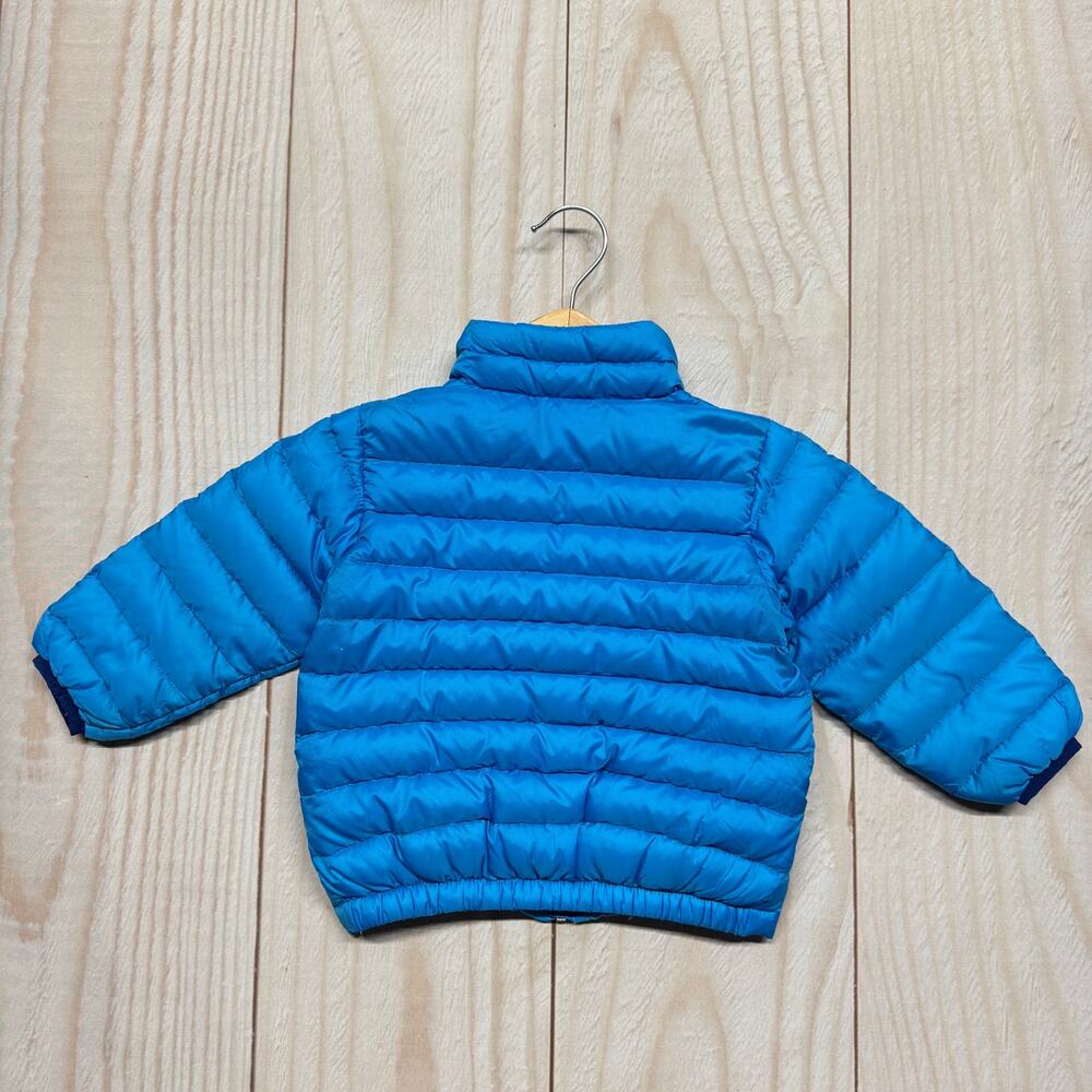 Patagonia Toddler Boys 6-12M Duck Down Sweater Puffer 600 Fill Jacket Blue - Picture 2 of 8
